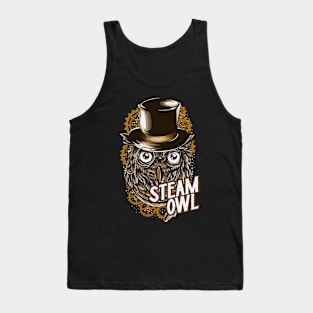 Steam owl Tank Top